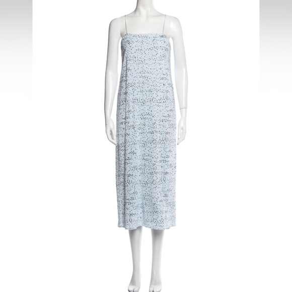 Tibi Scintilla Jersey Slip Dress Blue Sz 4 NWT - Picture 4 of 14